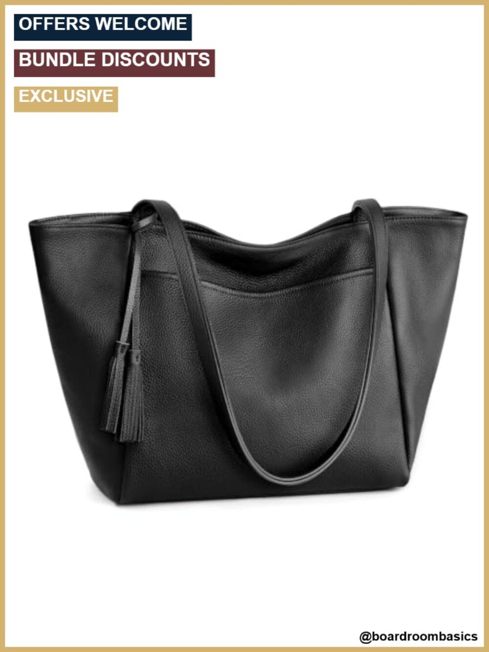 Genuine Leather Tote Bag for Women Zip Slouchy Work Shoulder Bag